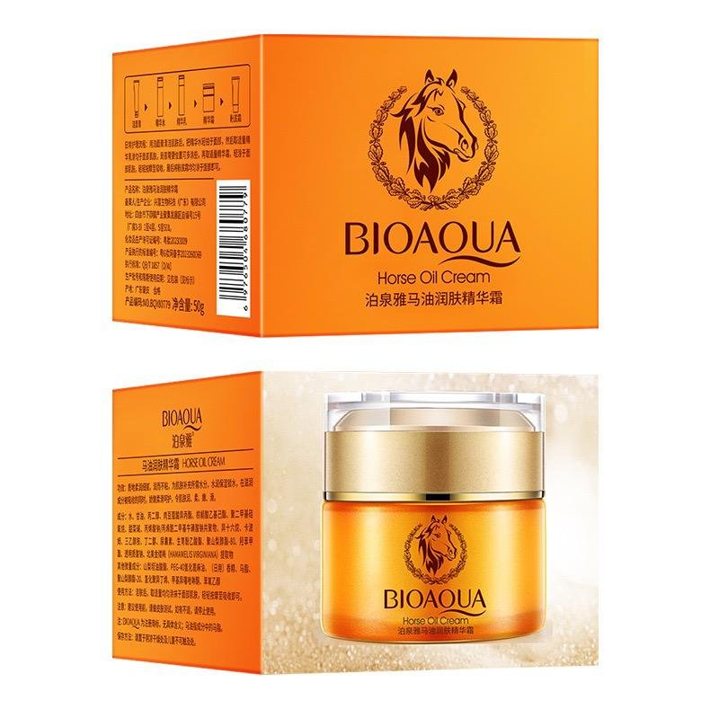 Bioaqua Krem Nawilżający Do Twarzy Horse Oil 50g