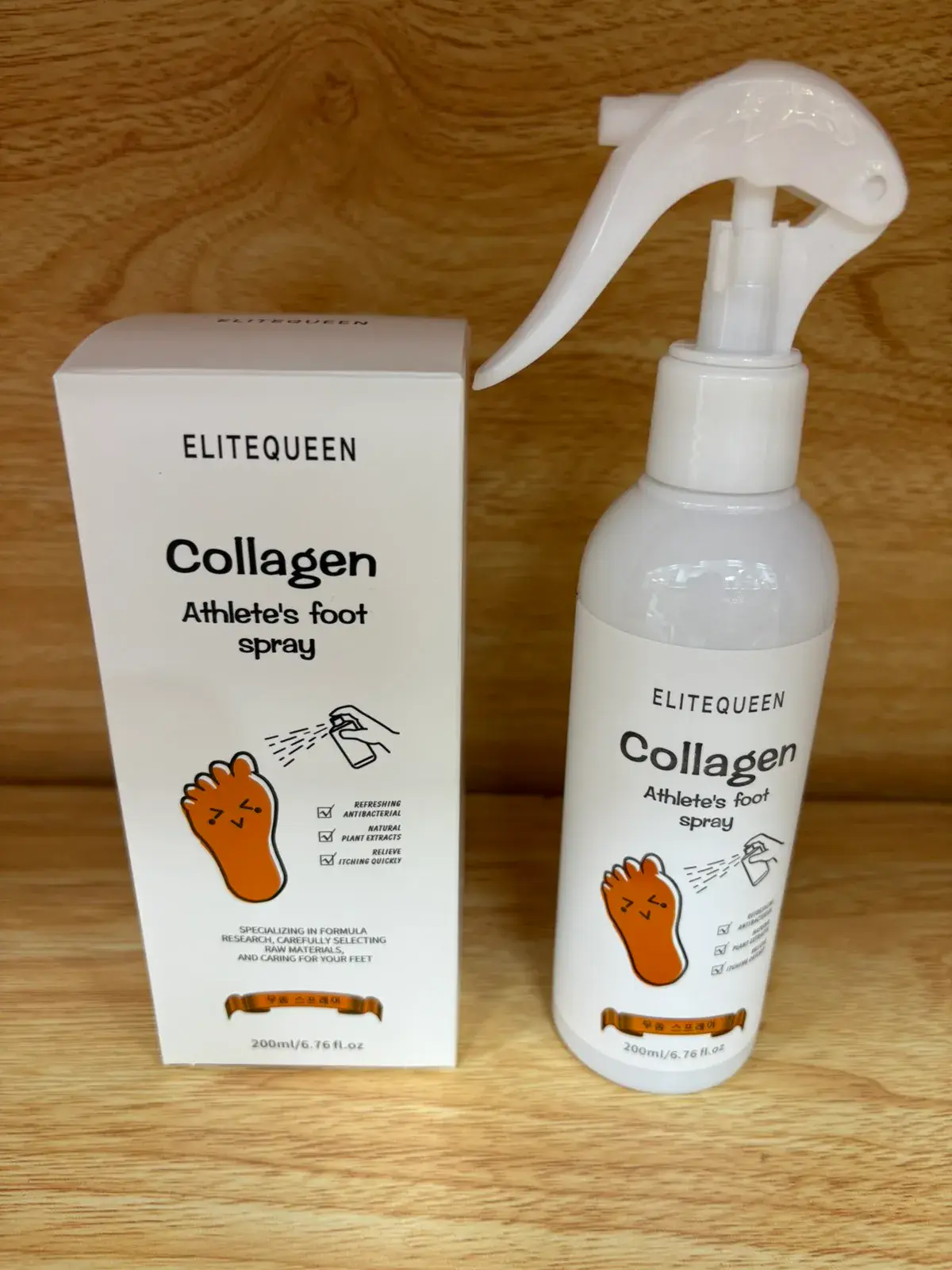 Spray Collagen do Stóp Athlete's Foot Elitqueen 200ml