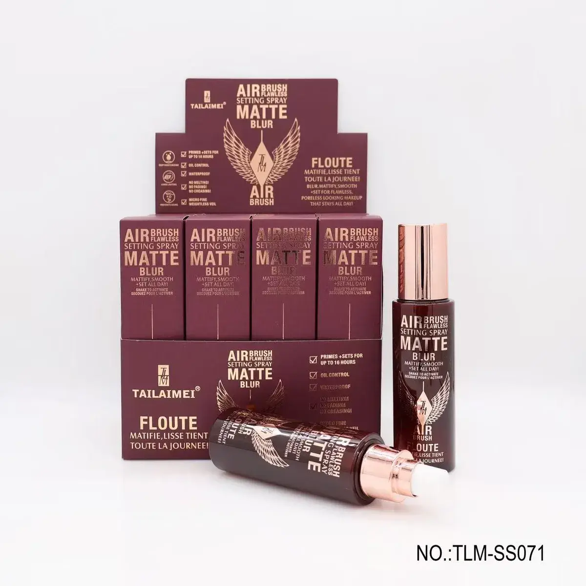 Tailaimei Air Brush Matte Blur spray utrwalający makijaż matujący