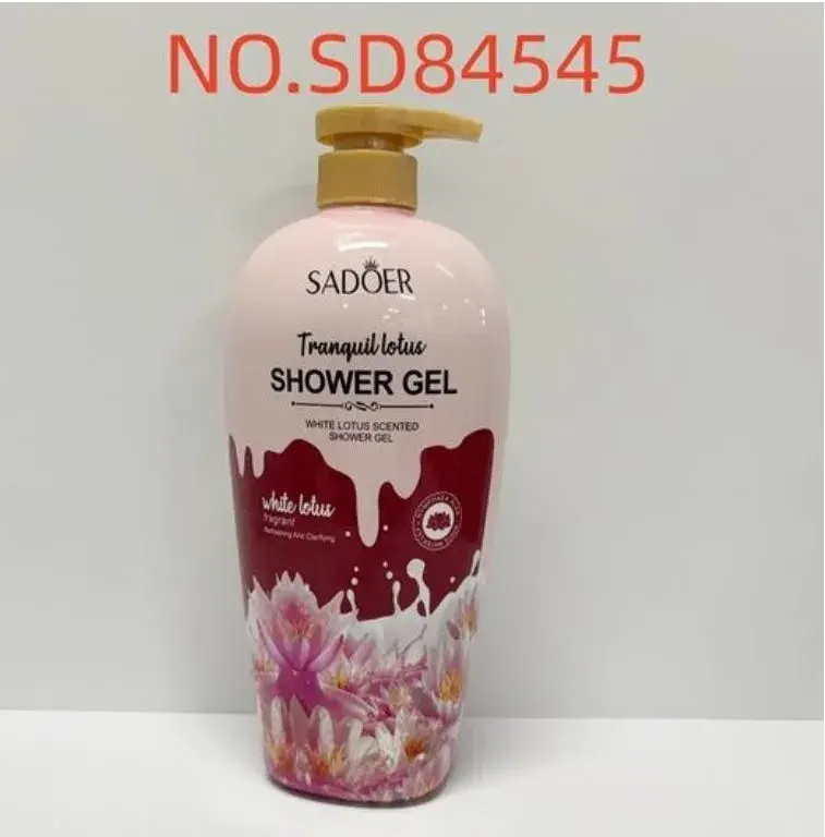 SADOER Perfumowany żel pod prysznic Biały Lotos 1000 ml z pompką