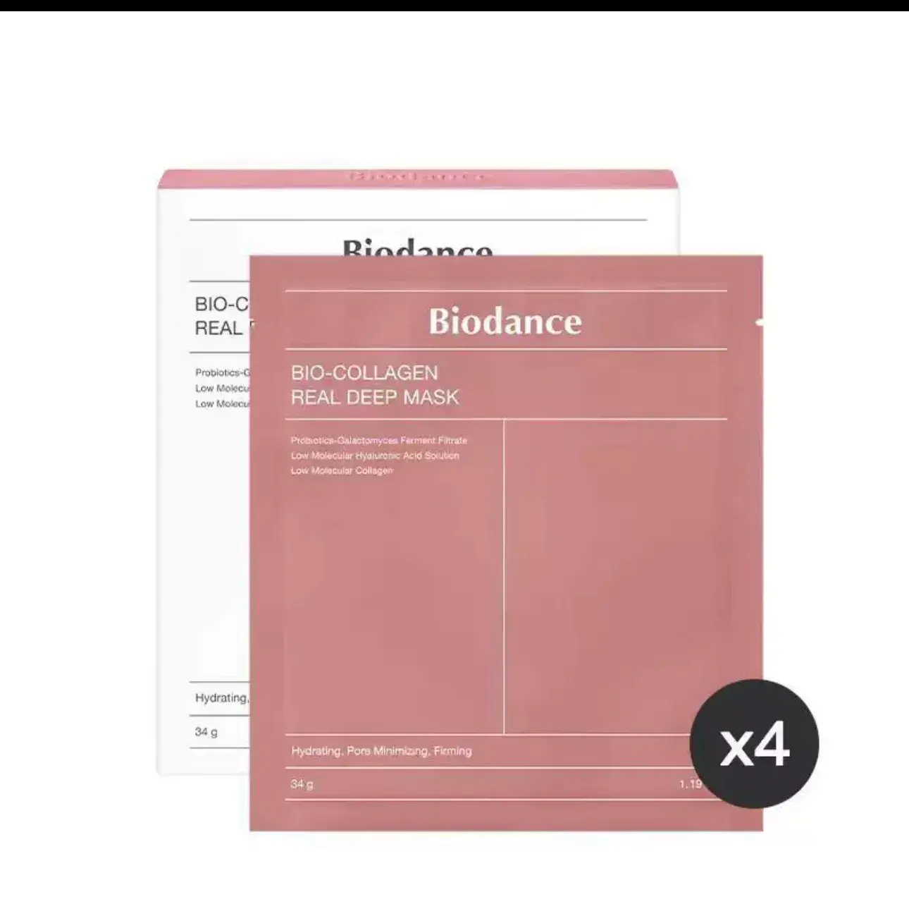 Maska BIODANCE Bio-Collagen Real Deep 34g x4
