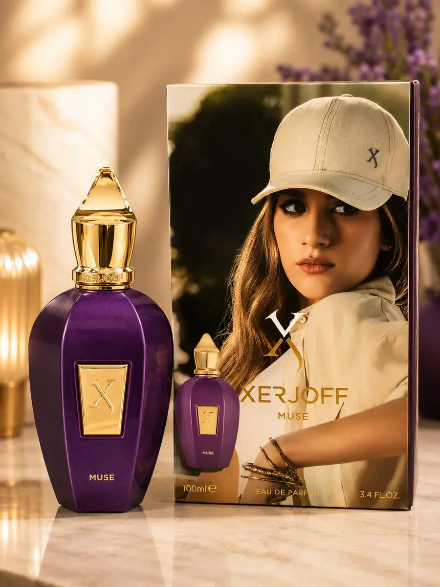 Perfumy Muse 100ml fioletowo-złote Eau de Parfum