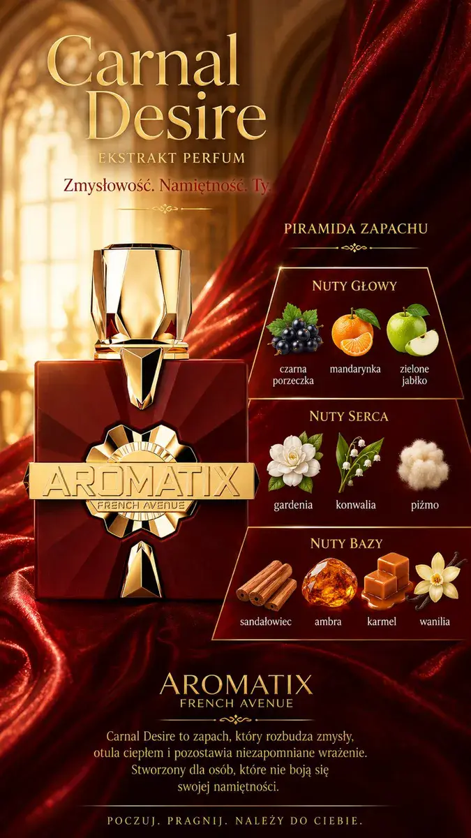 Aromatix Carnal Desire ekstrakt perfum o zmysłowym zapachu