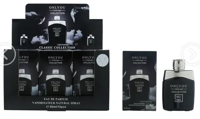Perfumy Only You Collection No. 889 30ml czarne flakon