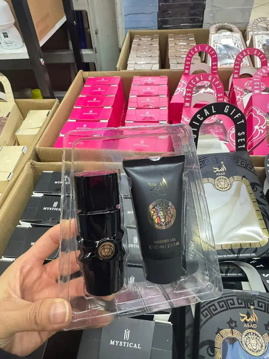 Komplet Perfumy 30ml + Balsam do ciała 60ml czarny ASAD