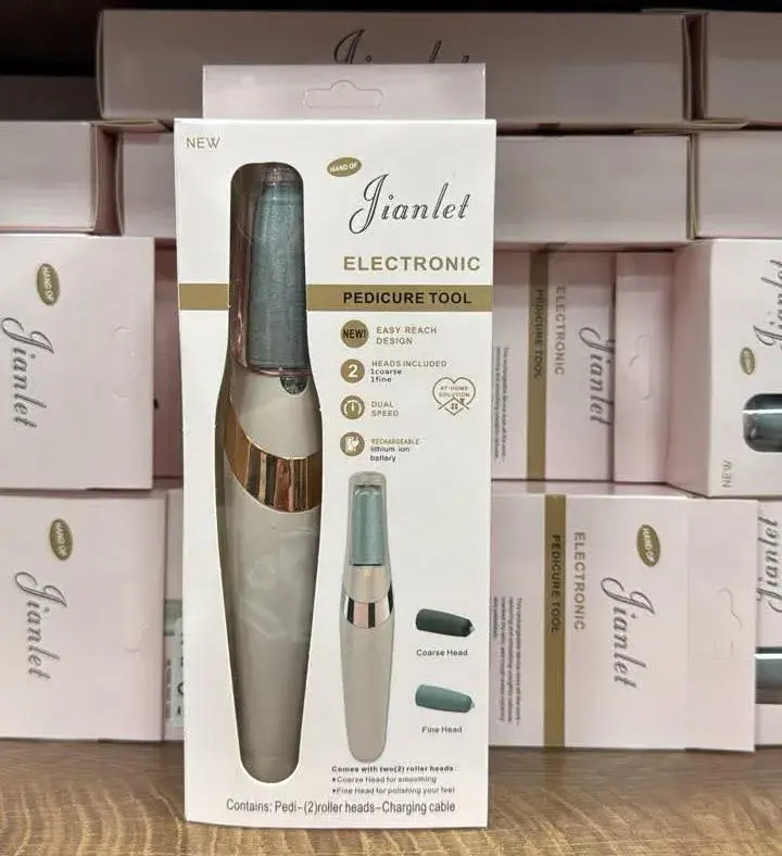 Elektroniczny pilnik do stóp Jianlet z 2 głowicami