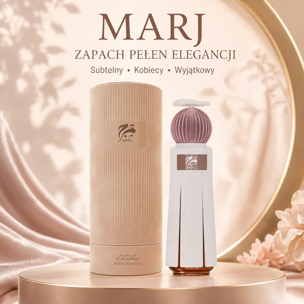 Perfumy MARJ 60ml subtelny kobiecy zapach elegancji