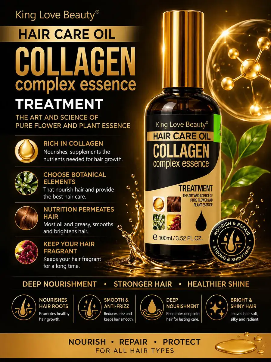 King Love Beauty Olejek do włosów Collagen Complex Essence 100ml