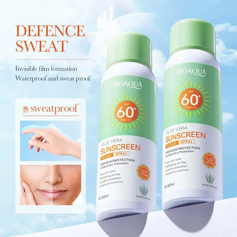 Bioaqua Defence Sweat Sunscreen Spray SPF60+ PA+++ 150ml