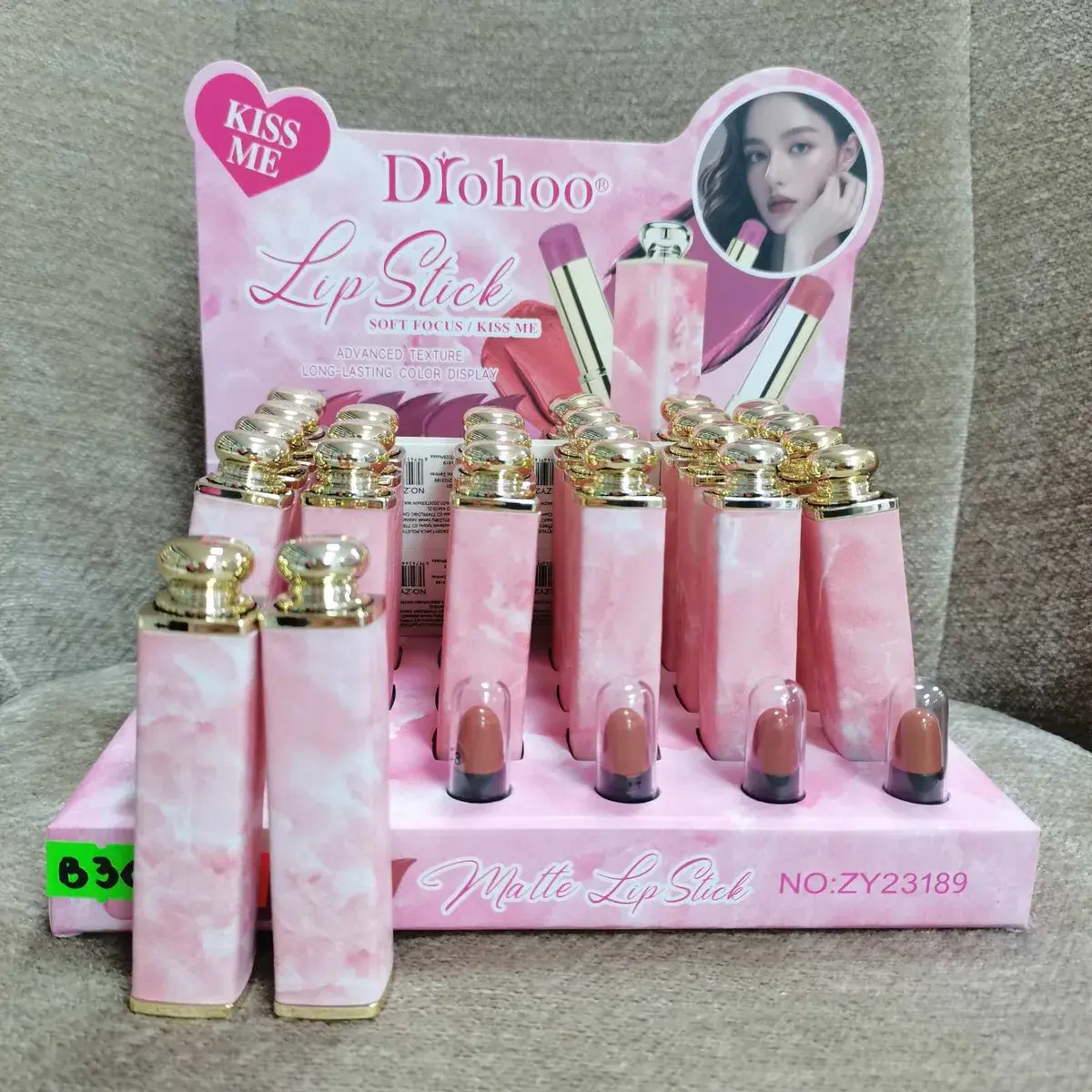 DYohoo Matte Lip Stick Pomadka do Ust Różowa Marmurkowa