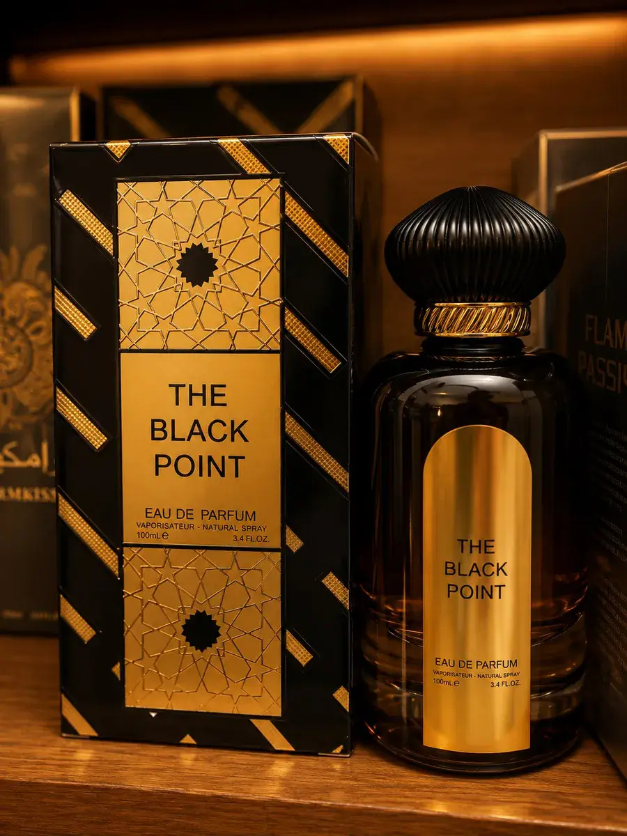 Perfumy The Black Point 100ml Eau de Parfum czarno-złote