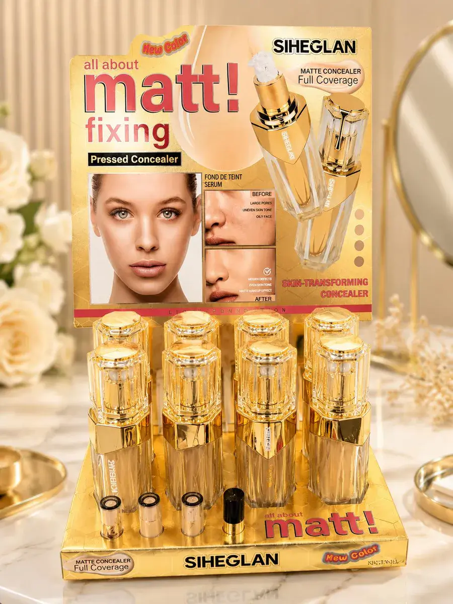 SIHEGLAN Matte Concealer Full Coverage Płynny Korektor