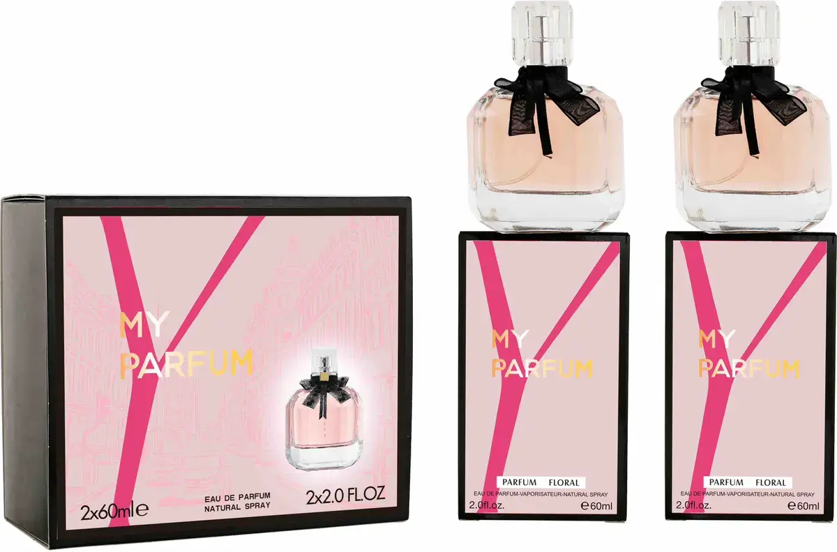 Zestaw My Parfum Perfum Floral 2x60ml z różowym zapachem