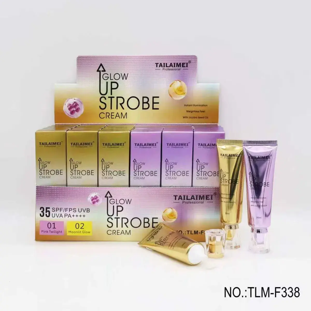 Glow Up Strobe Cream rozświetlający krem do twarzy SPF35 35ml