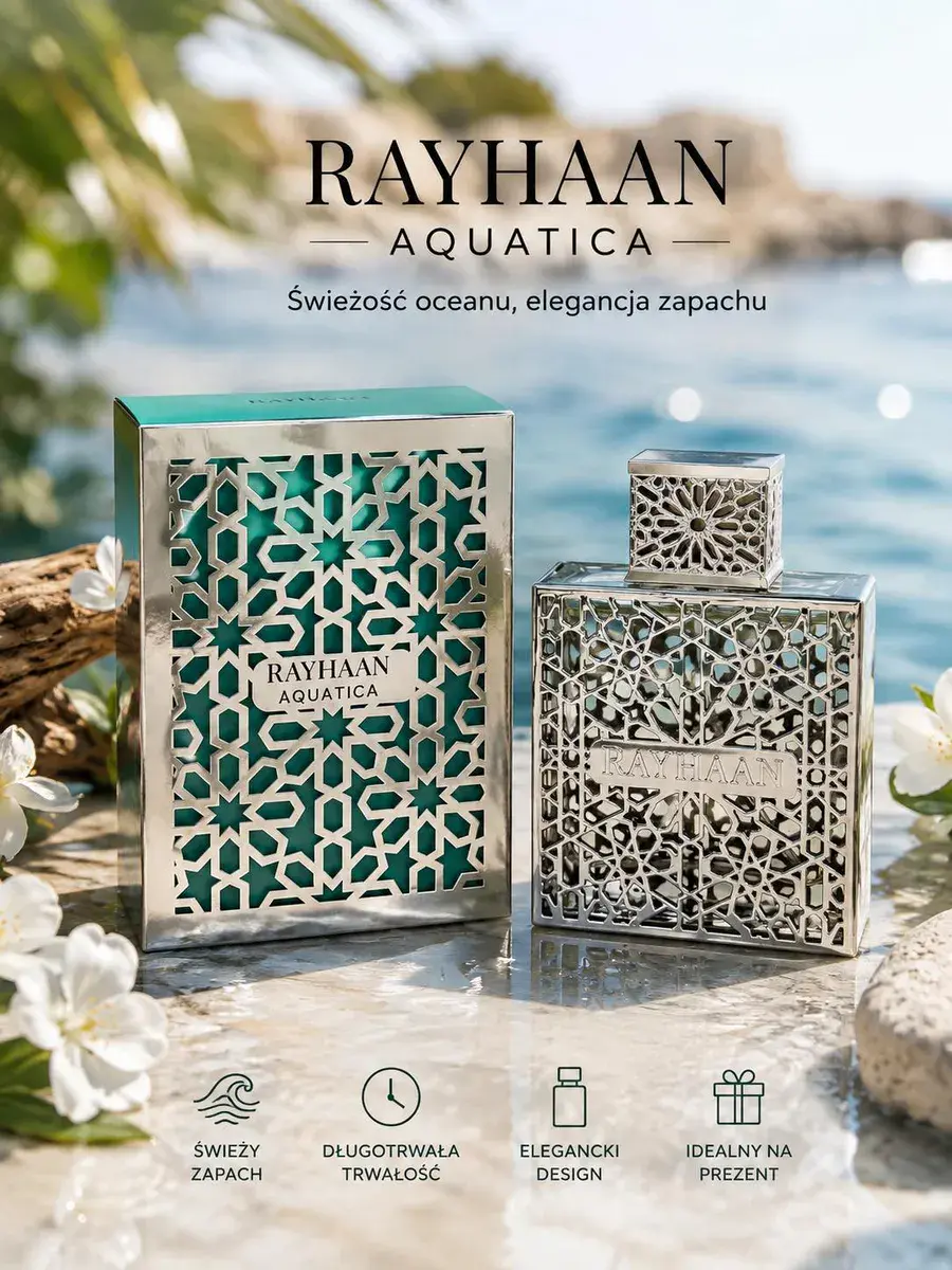 Rayhaan Aquatica Perfum 100ml świeży zapach oceaniczny