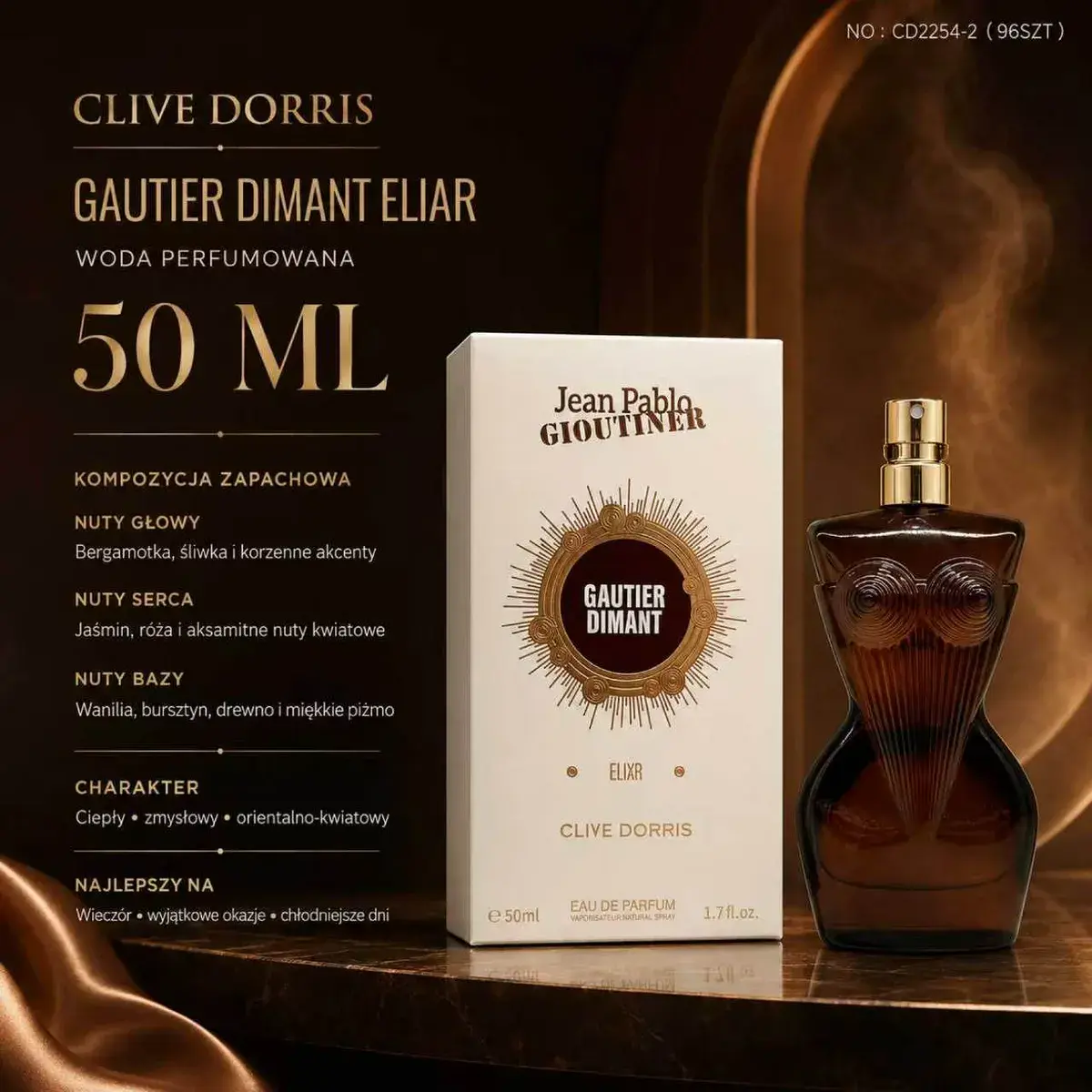 Clive Dorris Gautier Dimant Eliar 50ml woda perfumowana damska