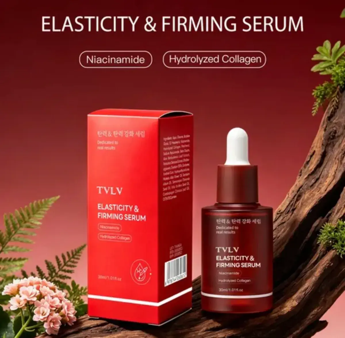 TVLV Serum do Twarzy z Niacynamidem i Hydrolizowanym Kolagenem 30ml