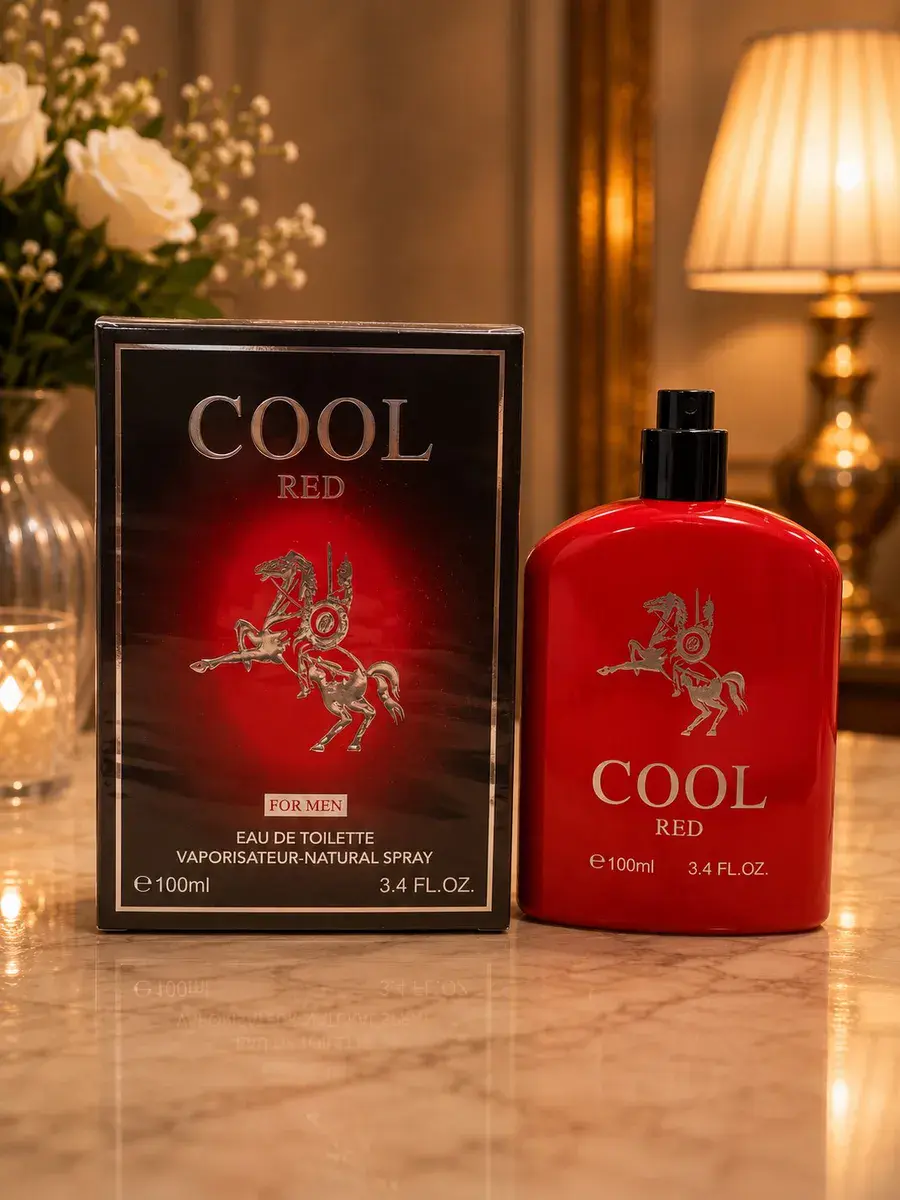 Cool Red woda toaletowa męska 100ml czerwona butelka