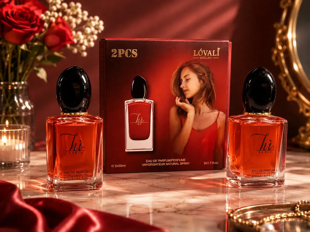 Zestaw perfum LOVALI Hi Paris 2x50ml elegancki zapach damski