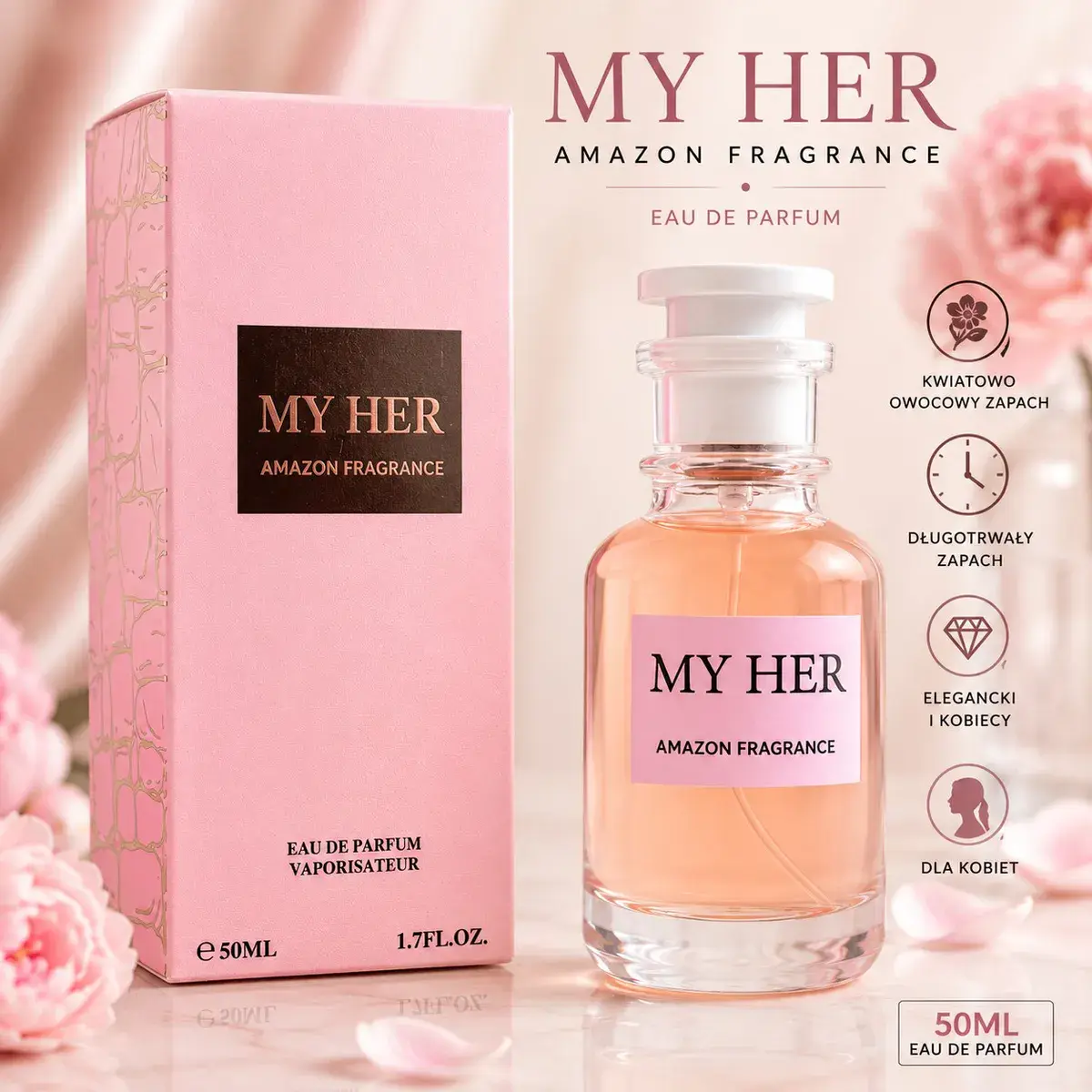 Perfumy My Her Amazon Fragrance 50ml kwiatowo-owocowe