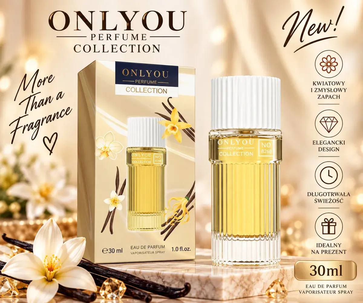 Perfumy OnlyYou Collection 30ml kwiatowy zapach elegancki design