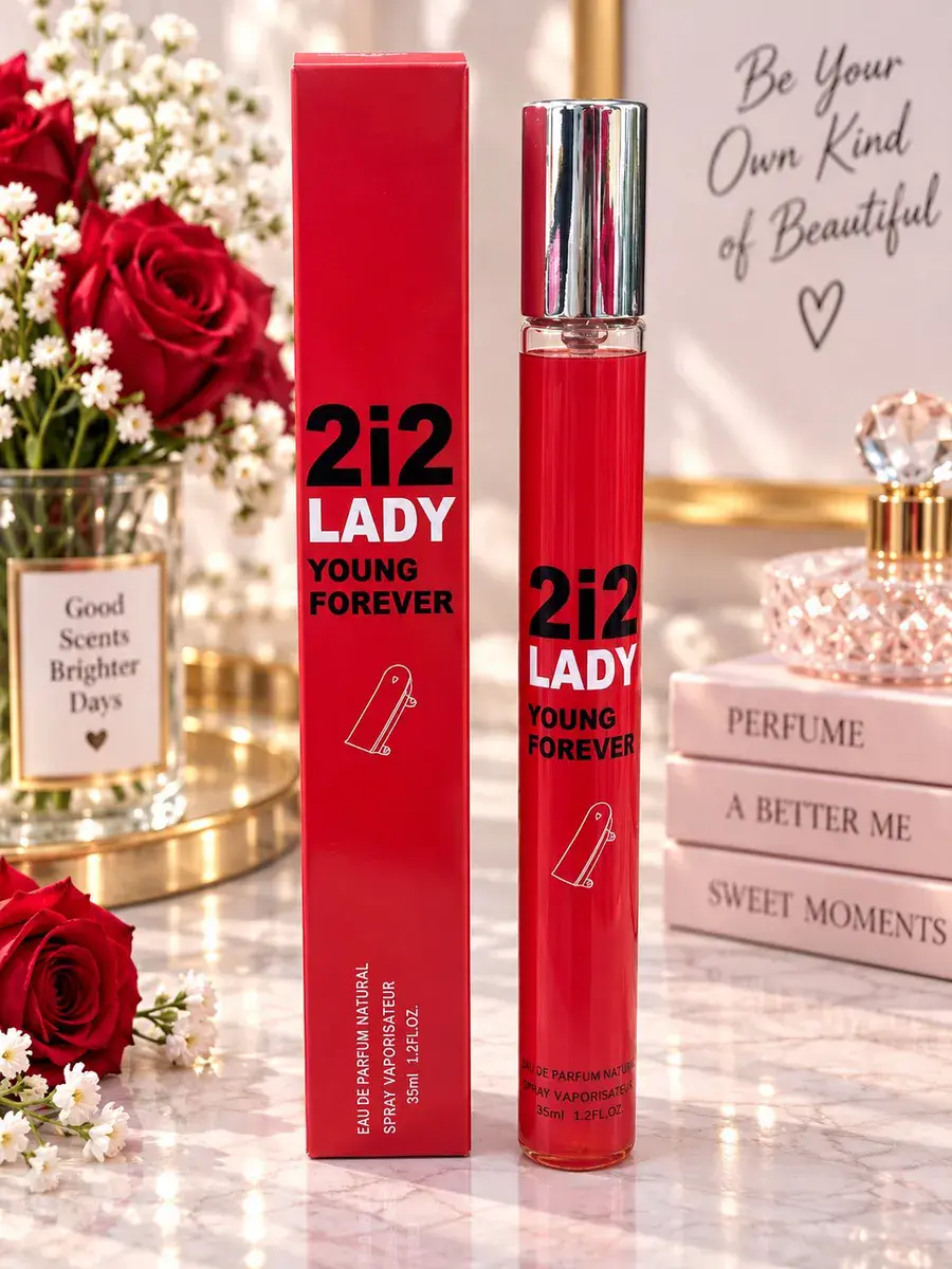 Perfumy 2i2 Lady Young Forever 35ml czerwone flakon