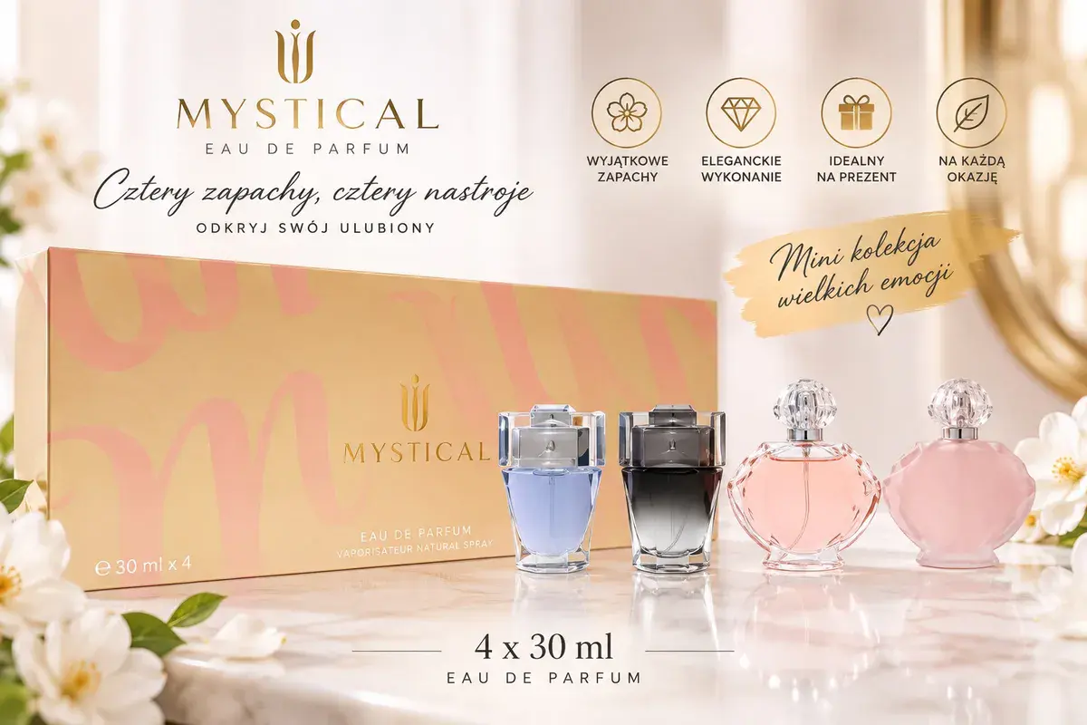 Mystical Zestaw Perfum 4x30ml Mini Kolekcja Zapachów
