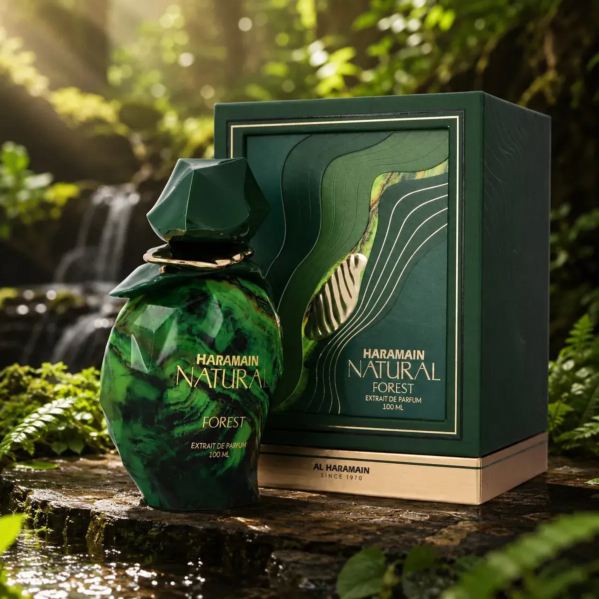 Haramain Natural Forest 100ml perfumy ekstrakt leśny zielony