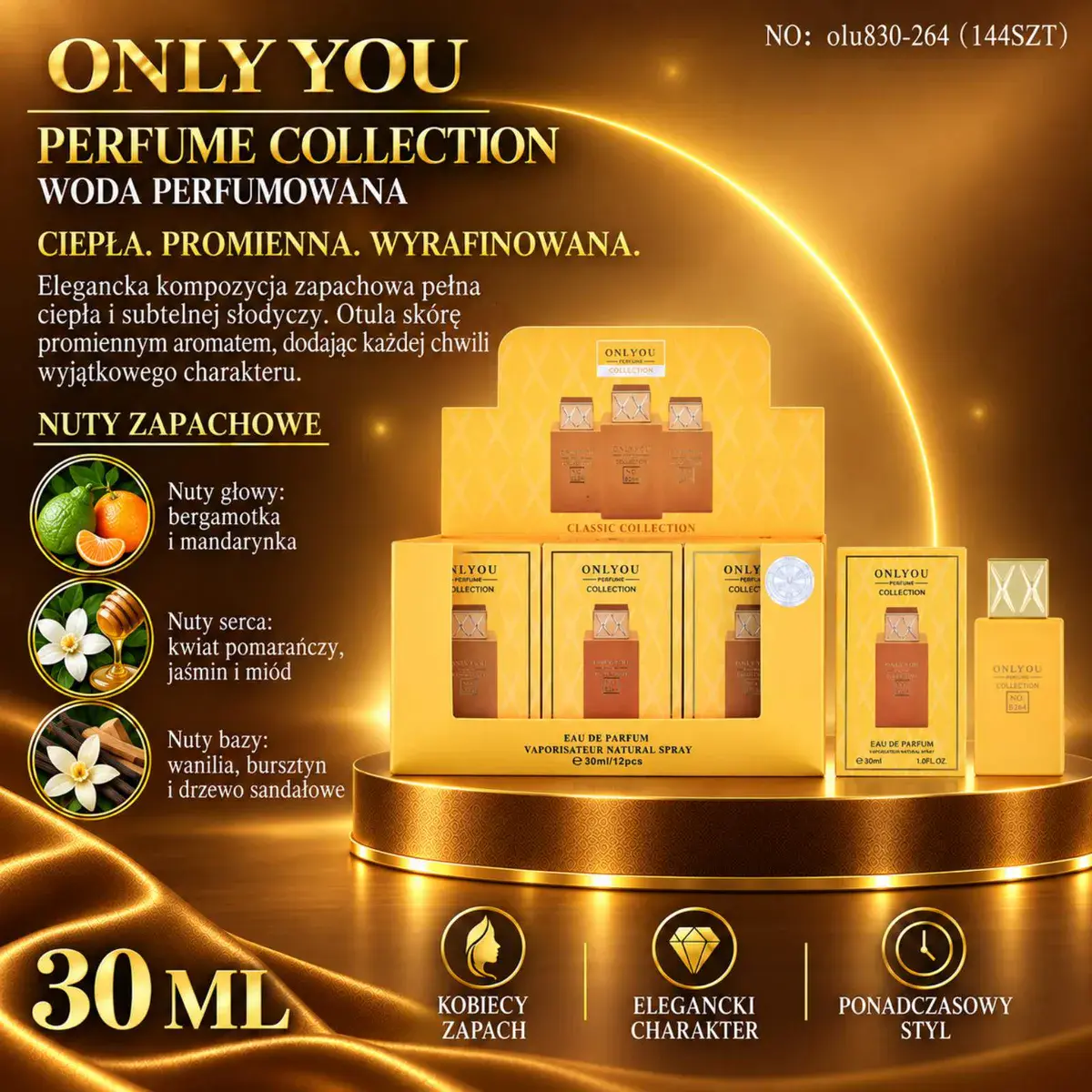 Only You Woda Perfumowana 30ml Elegancki Kobiecy Zapach