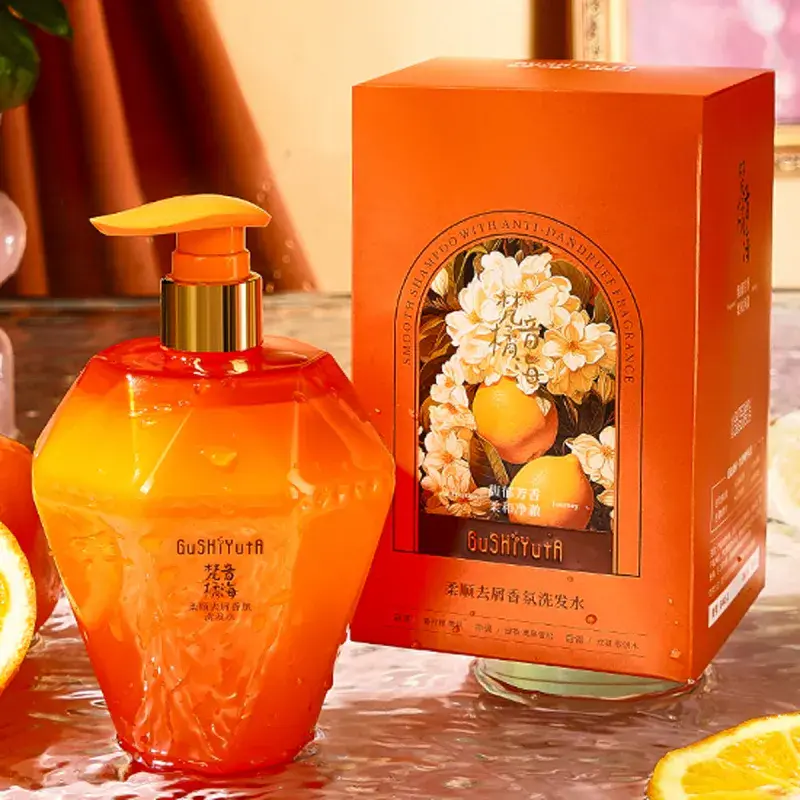 GuShiYuTa Pomarańczowy Płyn do Mycia Rąk z Pompką 500ml