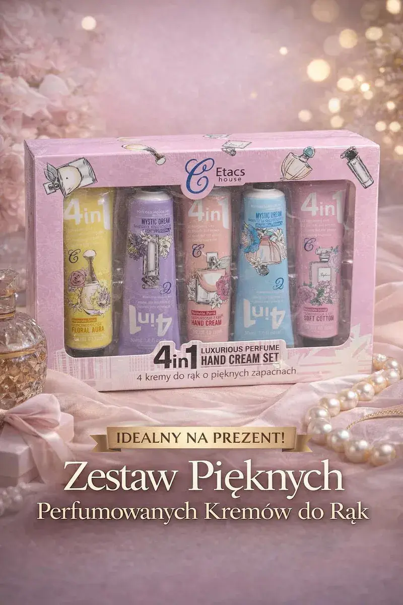 Etacs House Zestaw 4in1 Perfumowanych Kremów do Rąk 30ml