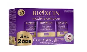 Zestaw Bioxcin Biotin Collagen Szampon 3x250ml 3PCS