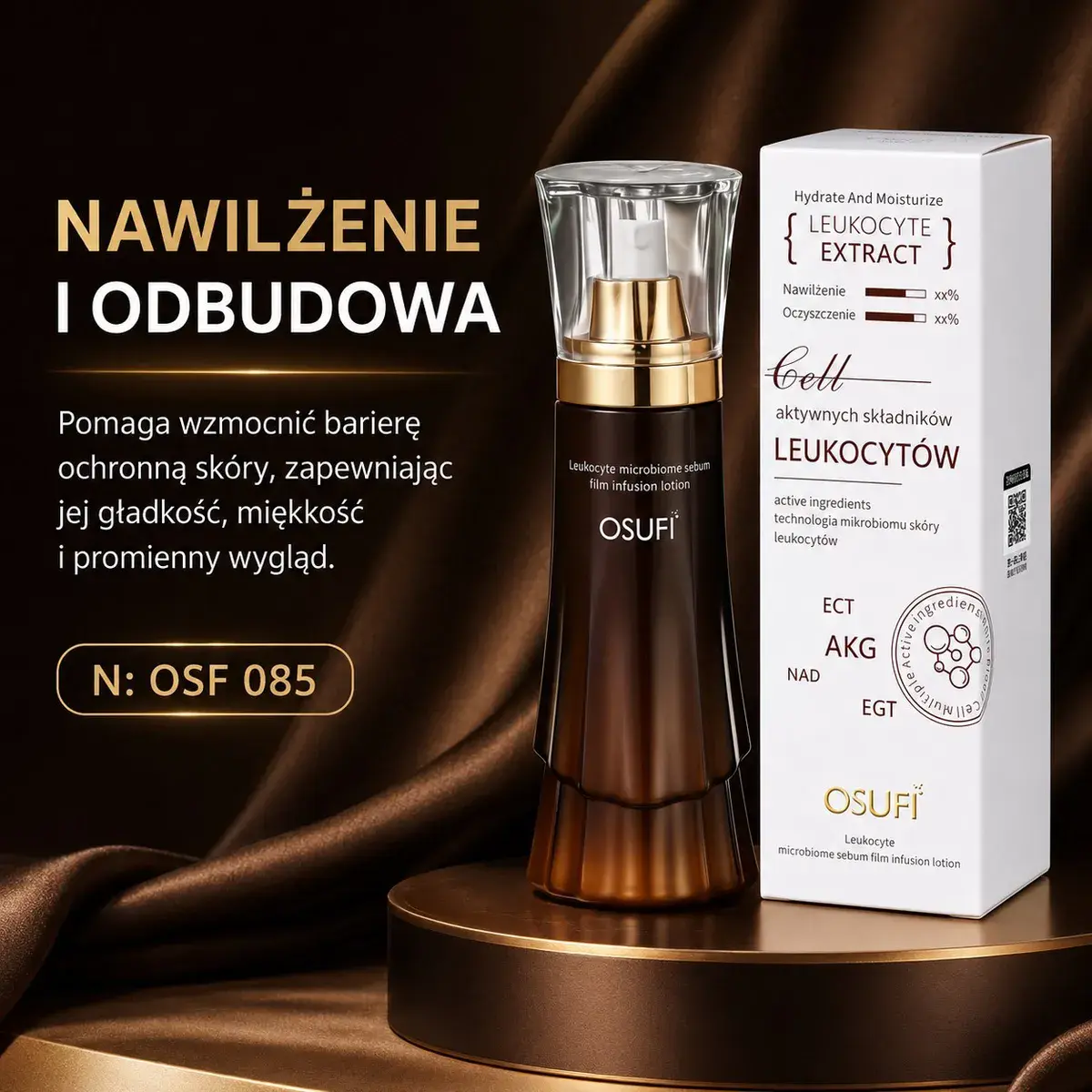 OSUFI Nawilżająca emulsja do twarzy z ekstraktem leukocytów