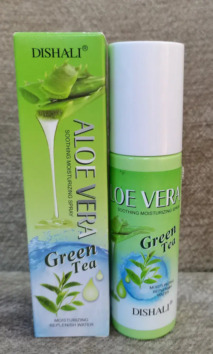 Dishali Aloe Vera Green Tea spray nawilżający do twarzy 100 ml