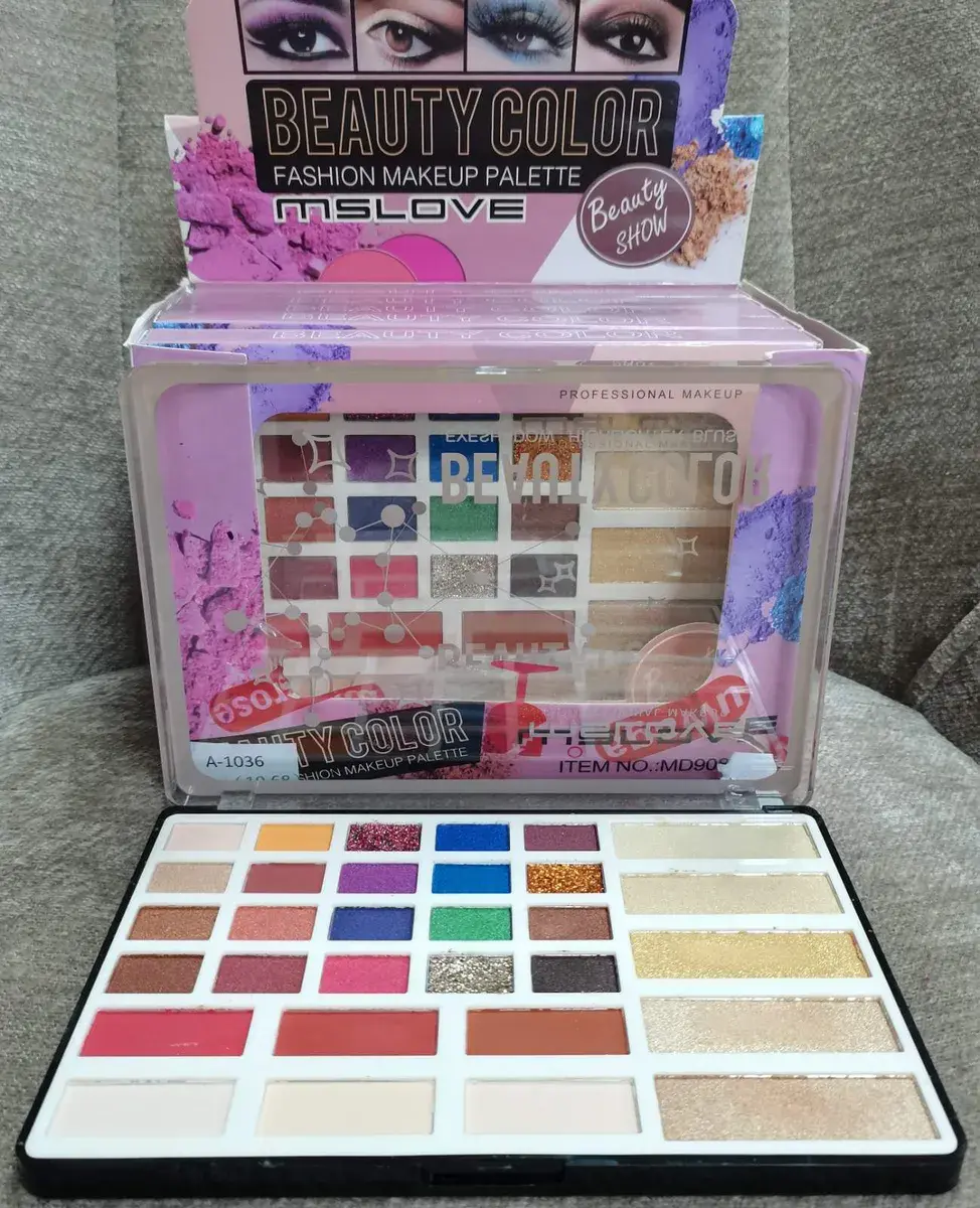 Paleta cieni do powiek Beauty Color MSLOVE wielokolorowa