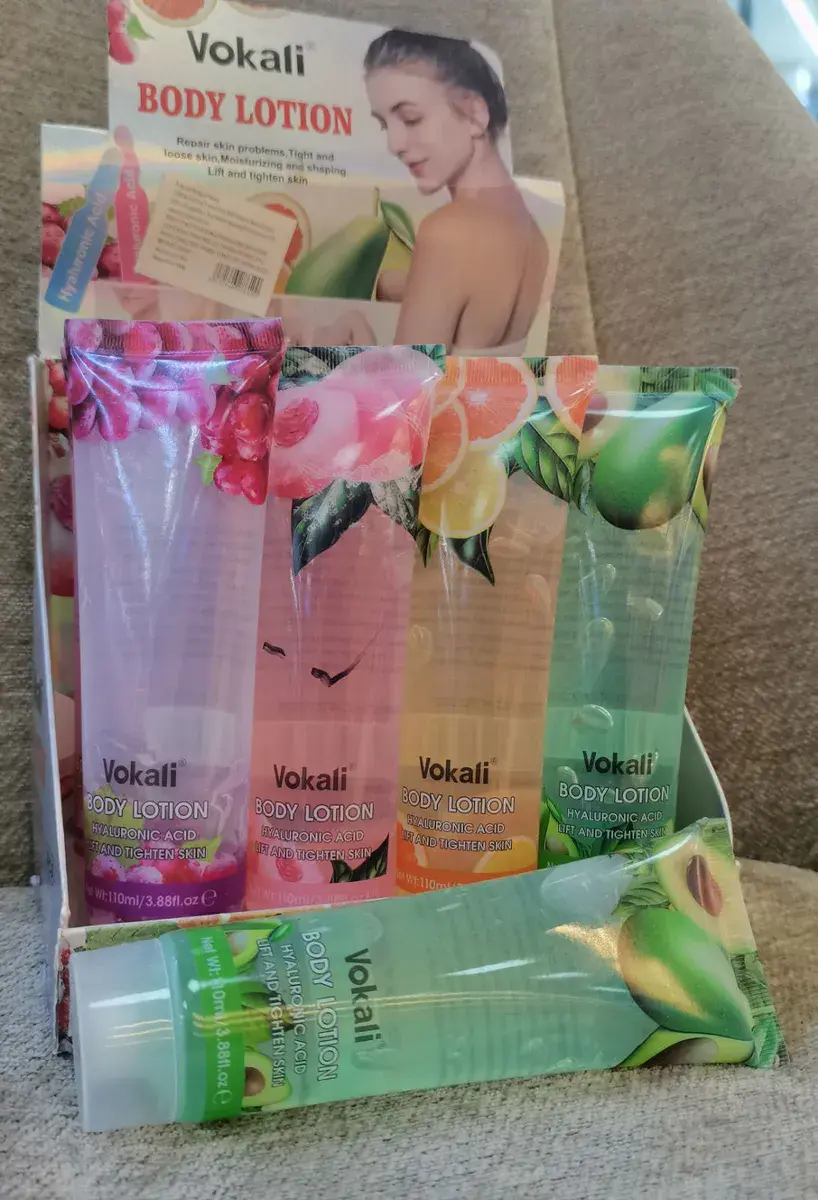 Owocowe balsamy do ciała Vokali z kwasem hialuronowym 110 ml