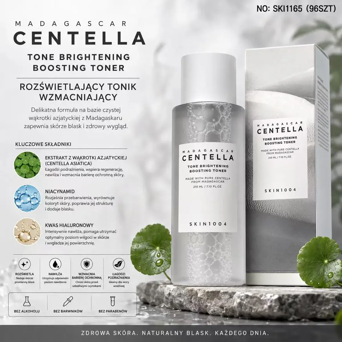 Centella Rozświetlający Tonik Wzmacniający 210 ml SKIN1004