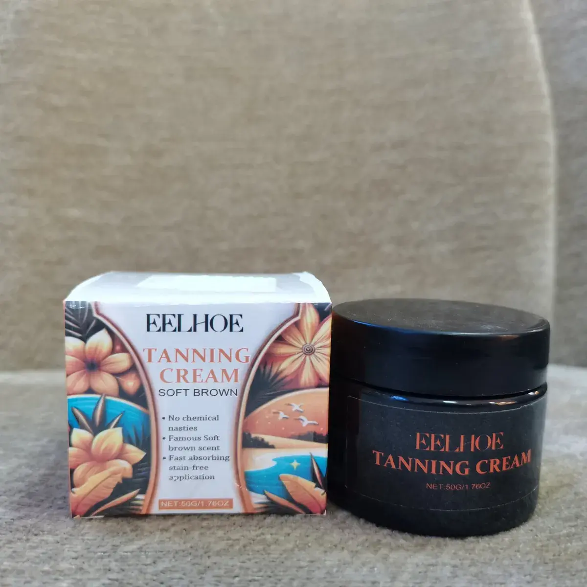 EELHOE Krem do opalania Soft Brown 50g szybkie wchłanianie