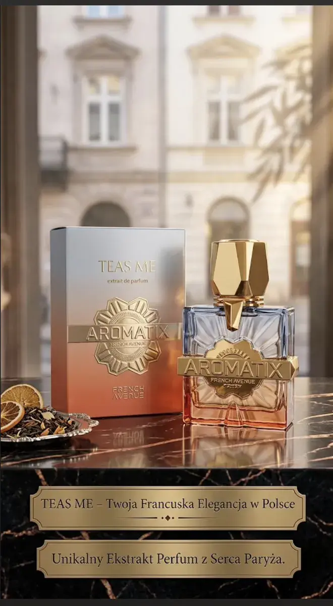 Aromatix Teas Me ekstrakt perfum 30 ml elegancki flakon