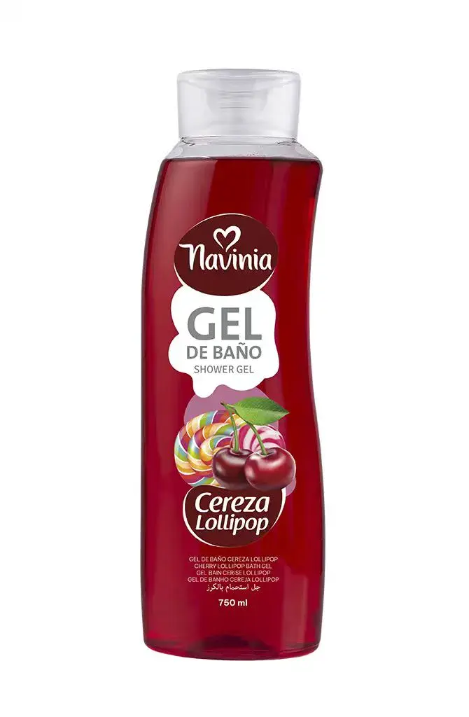 Żel pod prysznic Navinia Cereza Lollipop 750 ml wiśniowy