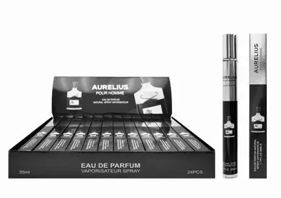 Aurelius Pour Homme Perfumetka 35ml czarna elegancka