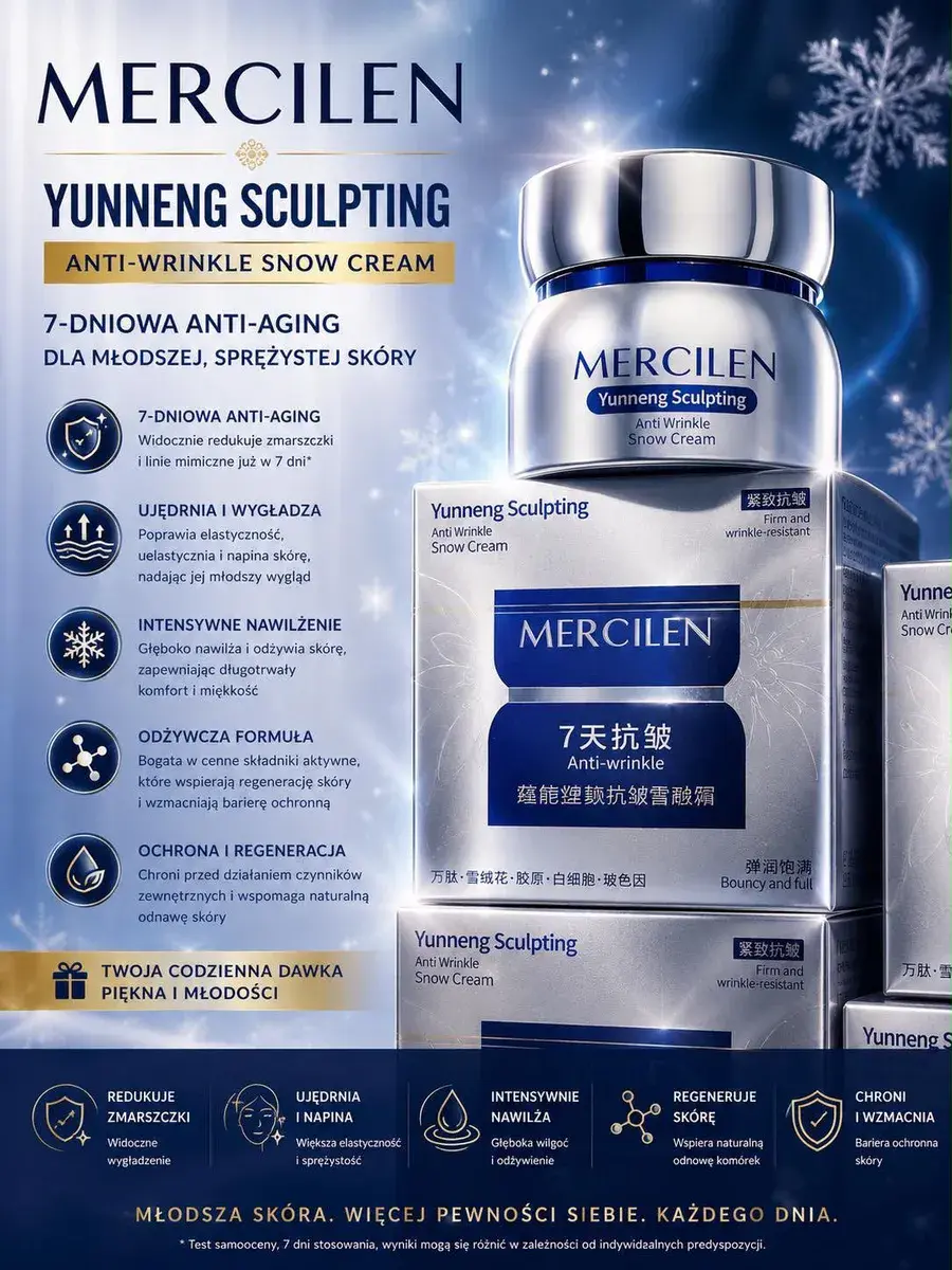 Mercilen Yunneng Sculpting krem przeciwzmarszczkowy 7-dniowy