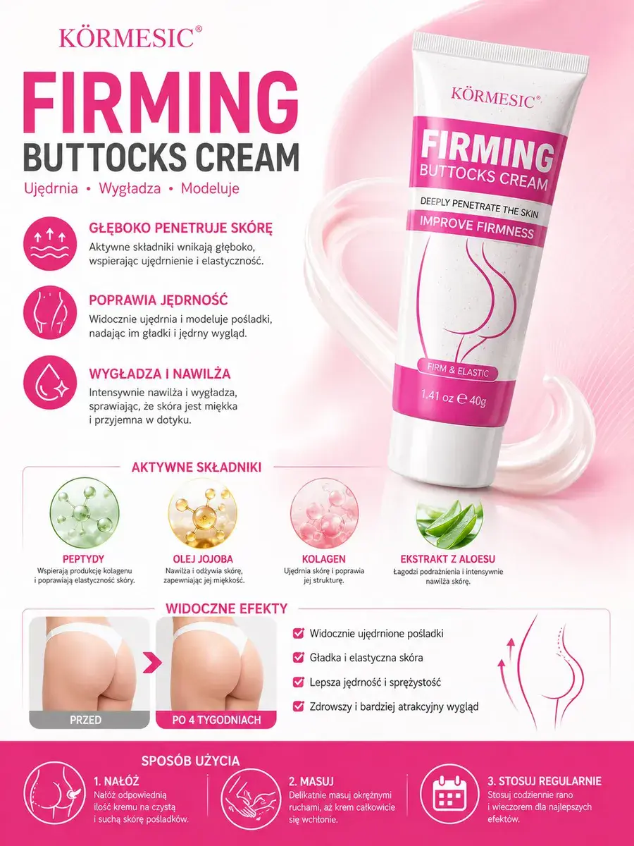 KÖRMESIC Firming Buttocks Cream 40g ujędrniający krem do pośladków