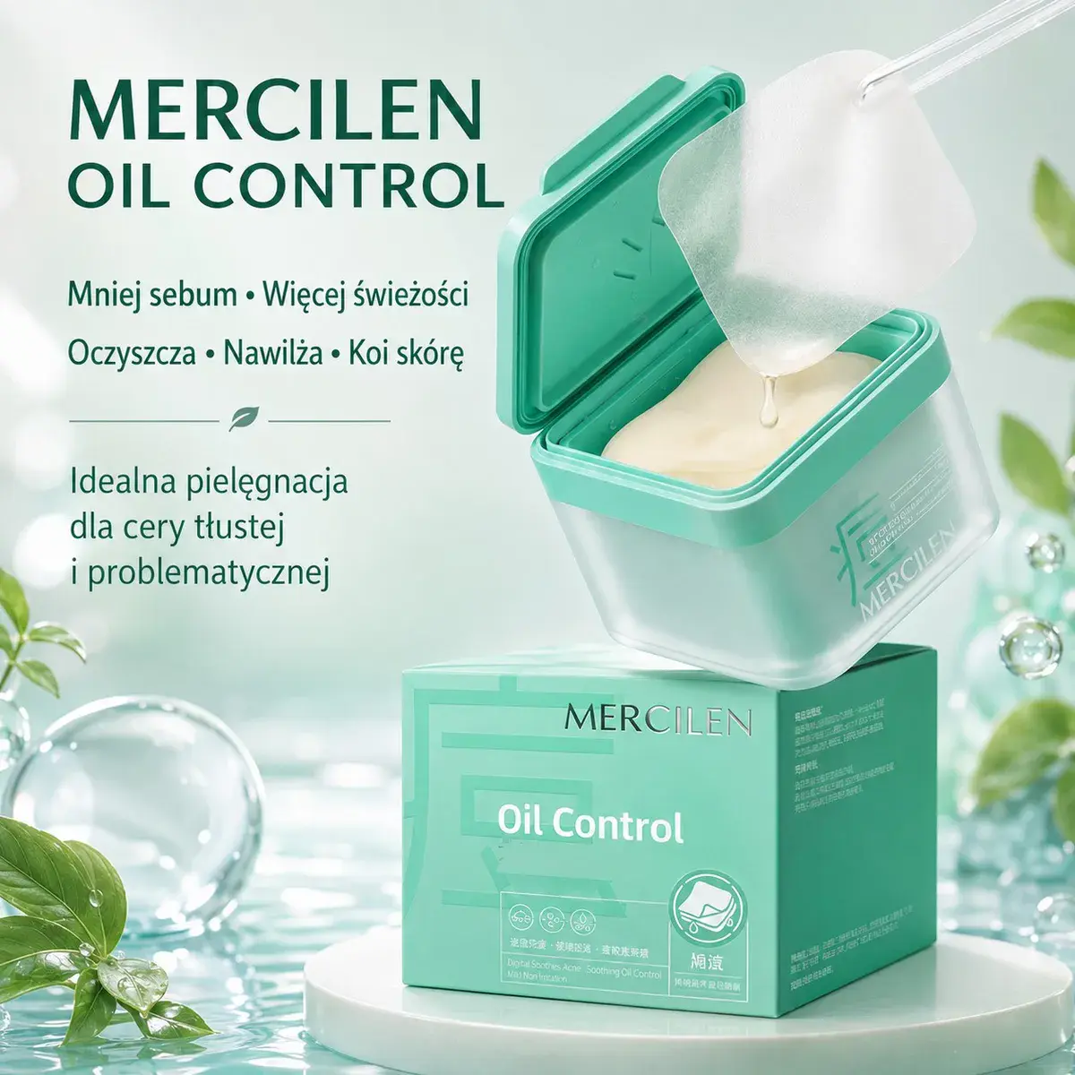 Mercilen Oil Control krem do skóry tłustej i problematycznej