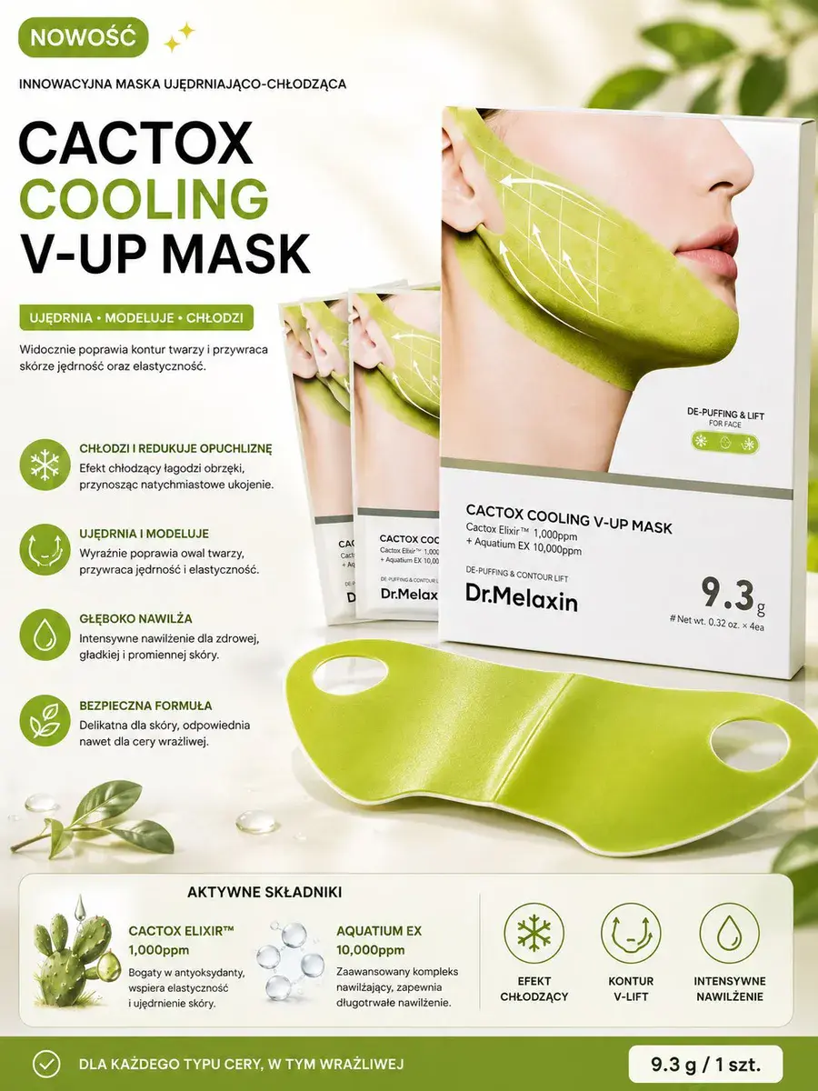 Dr.Melaxin CACTOX COOLING V-UP MASK maska chłodząca 9,3 g