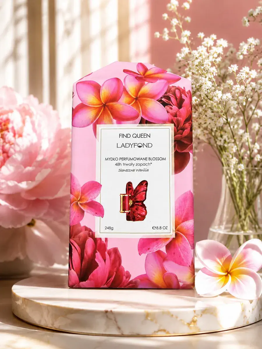 Mydło zapachowe FIND QUEEN LADYFOND Blossom Słoneczna Wanilia 248g