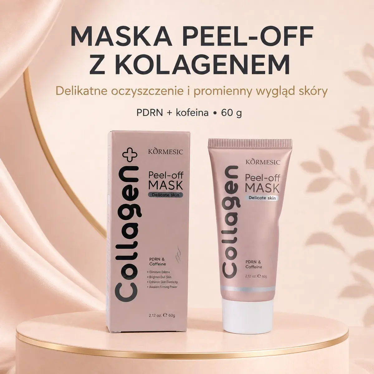 Maska peel-off z kolagenem KÖRMESIC 60 g do skóry delikatnej