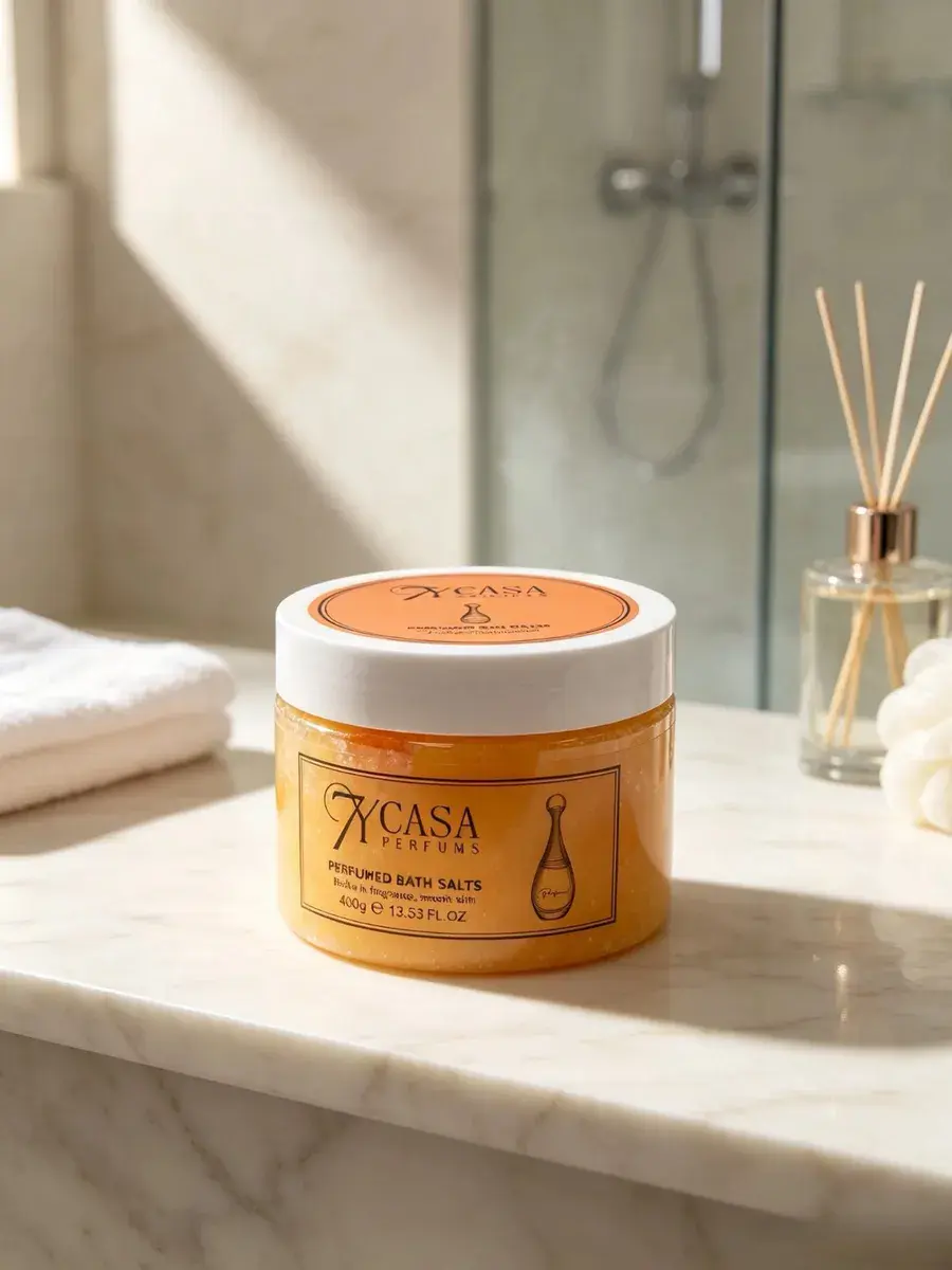 Peeling do ciała 400 g pomarańczowy w plastikowym słoiku