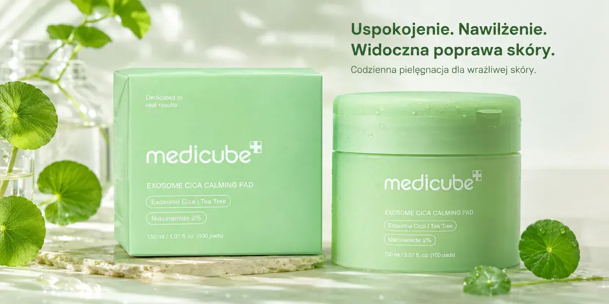 Medicube Exosome Cica Calming Pad 150 ml kojące płatki do twarzy