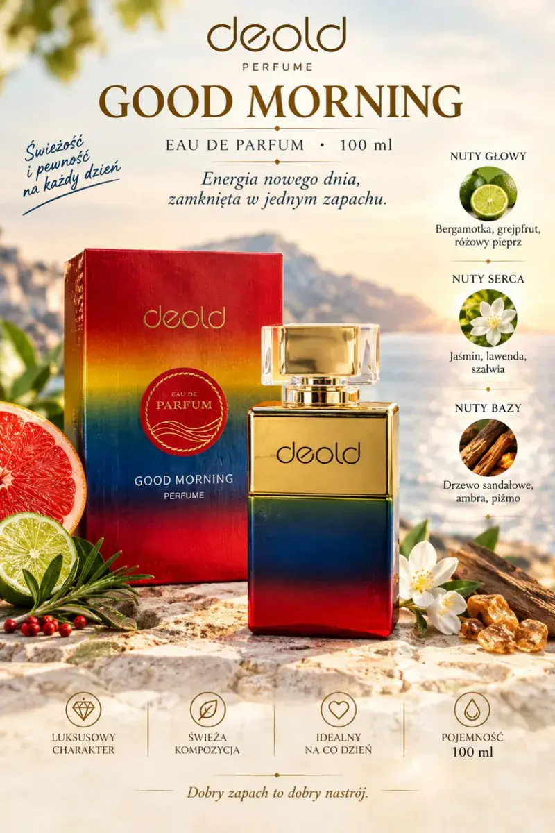 deold Good Morning Eau de Parfum 100 ml luksusowy zapach